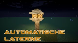 Automatische Redstone Laterne  Tutorial Redstone Minecraft  TRyzes [upl. by Retnyw]