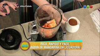 Receta Budín de mandarina en licuadora  Morfi [upl. by Gigi596]