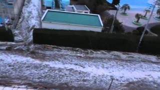 Tsunami in Hasunume Chiba Prefecture [upl. by Fariss]