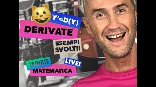 DERIVATE ESERCIZI SVOLTI derivata di una funzione derivata prima matematica derivate [upl. by Nered]