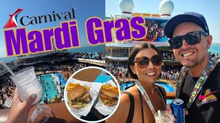 EMBARKATION DAY  Carnival Mardi Gras Cruise  Sail Away Party  Cabin Tour  April 2024 [upl. by Rida]