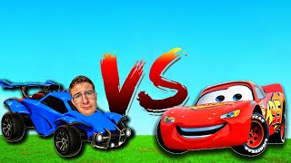 LEONARDO VS MCQUEEN NE ROCKET LEAGUE [upl. by Bessie893]