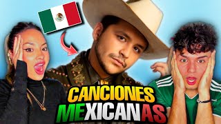 🇪🇸 ESPAÑOLES REACCIONAN a CANCIONES MEXICANAS 🇲🇽 MÁS POPULARES del MUNDO [upl. by Pretrice]