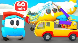 Car cartoons full episodes amp Street vehicles cartoon for kids Leo the Truck amp cars for kids [upl. by Popelka215]