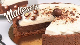 Tarta de Chocolate y Maltesers  sin Horno y sin Complicaciones [upl. by Enelie]