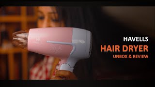 Havells Hair Dryer Unboxing amp Review [upl. by Anirehtac]