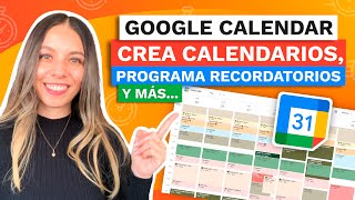 Como usar GOOGLE CALENDAR PARA ORGANIZARSE [upl. by Fenny]