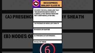 MCQ Express Q12 Control and coordination Class 10 Science CBSE Biology class10mcq study [upl. by Eneleh479]