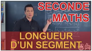 Longueur dun segment  Géométrie plane  Maths seconde  Les Bons Profs [upl. by Root862]