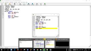 Assembly Language ProgrammingArray Declaration and Display [upl. by Cyrie]