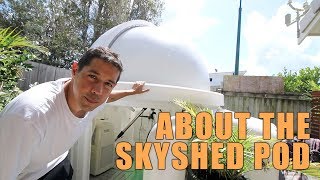 Sky Shed Pod Tour  A Cheap Backyard Observatory [upl. by Ecyle482]