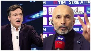 SPALLETTI sbrocca contro FABIO CARESSA quotNon fate i tifosiquot  FiorentinaInter 33 [upl. by Ahsatin]