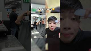 Prank on Barber🤫 beatbox tiktok spencerx [upl. by Ahseinat]