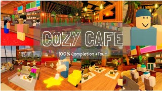 Roblox  Cozy Cafe Tycoon  Gameplay  Finished Tour [upl. by Aleusnoc]