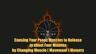 Psoas Muscle Spasm Treatments  Four Minute Release Exercise without Stretching [upl. by Ardnoet]