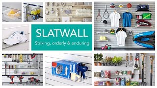 Slatwall Panels and Accessories [upl. by Sholom]