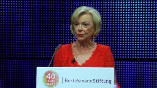 40 Jahre Bertelsmann Stiftung  Rede von Liz Mohn [upl. by Reiner]