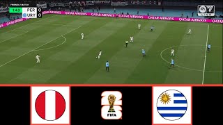 PERU VS URUGUAY  WCQ SOUTH AMERICA 2026  FOOTBALL LIFE 2024 [upl. by Aneer]