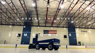 Zamboni 552 Electric Ice Resurfacer  Behind The Wheel [upl. by Nyrac549]