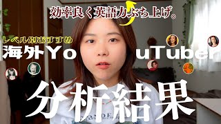 【英語力爆上げたいあなた】が今見るべき海外YouTuber❗️🧚🏻‍♀️⌇レベル別 [upl. by Shannan]