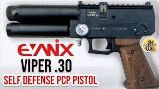 Evanix VIPER 30 Cal • SemiAuto PCP Pistol [upl. by Anilecram]