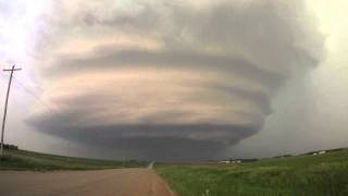 West Point NE Supercell Time Lapse [upl. by Minabe72]