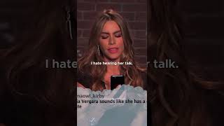 modern family  gloria aka sofia vergara reading mean tweets shorts [upl. by Ahsiela82]