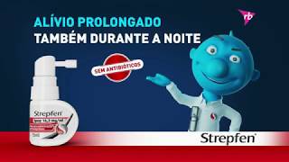 Strepfen Spray Acordou com a garganta inflamada [upl. by Weatherley]