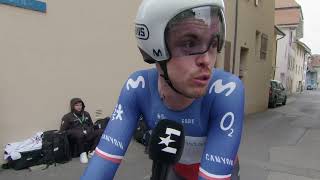 Rémi Cavagna  Interview à larrivée  Prologue  Tour de Romandie 2024 [upl. by Rhetta]