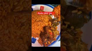 Smoky pParty Jollof Rice explore uk food nigeria foodie firstvlog music usa canada ghana [upl. by Yar12]