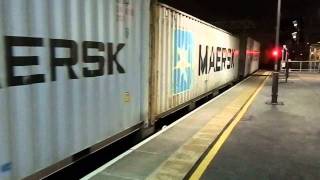 Freight Trains at Stratford 16 February 2012 Part 2 [upl. by Helas783]