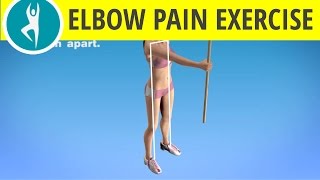 Elbow Pain Exercise for Tennis Elbow Pain Lateral Epicondylitis [upl. by Anyzratak325]