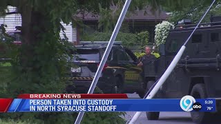 Person taken into custody in North Syracuse standoff [upl. by Bricker271]