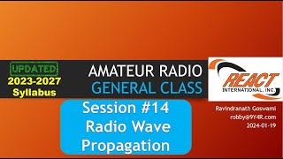 Session 14  General Class 20232027  Amateur Radio Training  by 9Y4R [upl. by Neelrak]