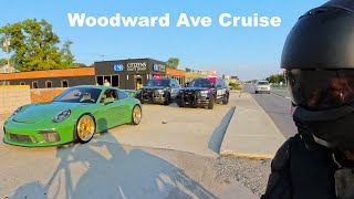 Police cracking down before the Woodward Dream Cruise 2024 [upl. by Oremodlab]