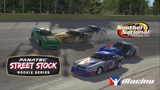 Street Stock  Southern National  iRacing Oval [upl. by Annoed]