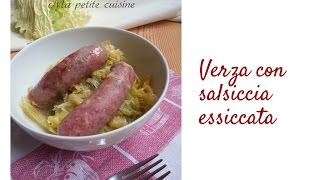 Verza con salsiccia essiccata [upl. by Bethesde]