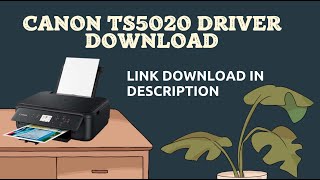 Canon TS5020 Driver Printer Download [upl. by Auhsuj646]