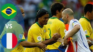 Brazil  France World Cup 2006  Highlights English commentary  HD [upl. by Dnaltroc]