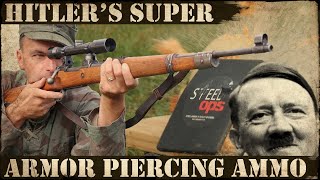 Hitlers Super Armor Piercing Ammo vs modern day body armor and steel [upl. by Anirtac311]