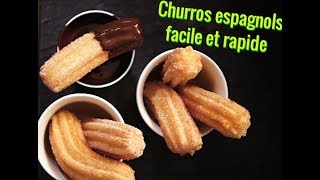 Recette de Churros maison  extra facile [upl. by Eiramanit756]