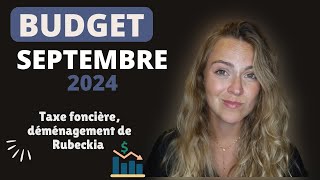 BUDGET SEPTEMBRE 2024 [upl. by Maples]