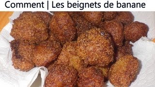 Beignets africain  Les beignets de banane Fast food à la camerounaise [upl. by Adanar]