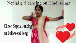 Nepali girl dancing on Bollywood song nibuda nibuda [upl. by Leur]