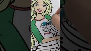 Coloring Barbie Sweet Treats barbie coloring sweet cake barbiegirl [upl. by Idel776]