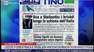 Ilva e Stellantis i brividi lungo la schiena dellItalia Ciclone Sgarbi sul Governo [upl. by Araminta915]