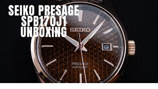 Seiko Presage Sharp Edged SPB170J1 Unboxing  Optura Nordic [upl. by Zeiler136]