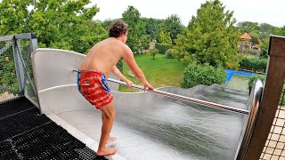 Fun Steel Water Slide at Irrland Kevelaer [upl. by Siekram]