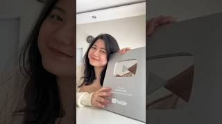 Thank you Unboxing Silver Play Button cathfloart [upl. by Ylatan471]