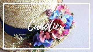 DIY · Cómo hacer un canotier para una boda · 💄Lucía Puebla💋 [upl. by Bettzel]